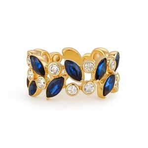 NEW | Gold and Blue Gemstone Ring